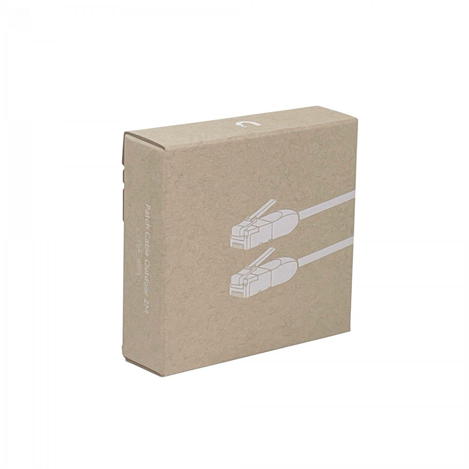 Cable Cat6A Ubiquiti 2 m exterior 10 GbE TPE blanco-3
