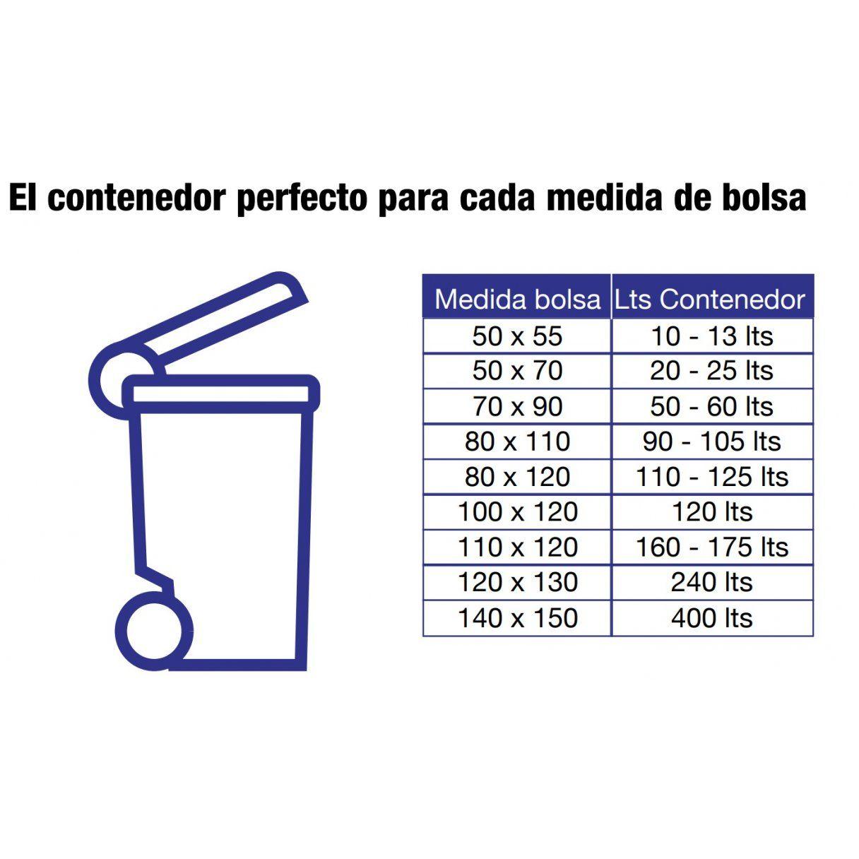 Bolsa de aseo Virutex Pro grande 80x110 cm con 10 unidades-3