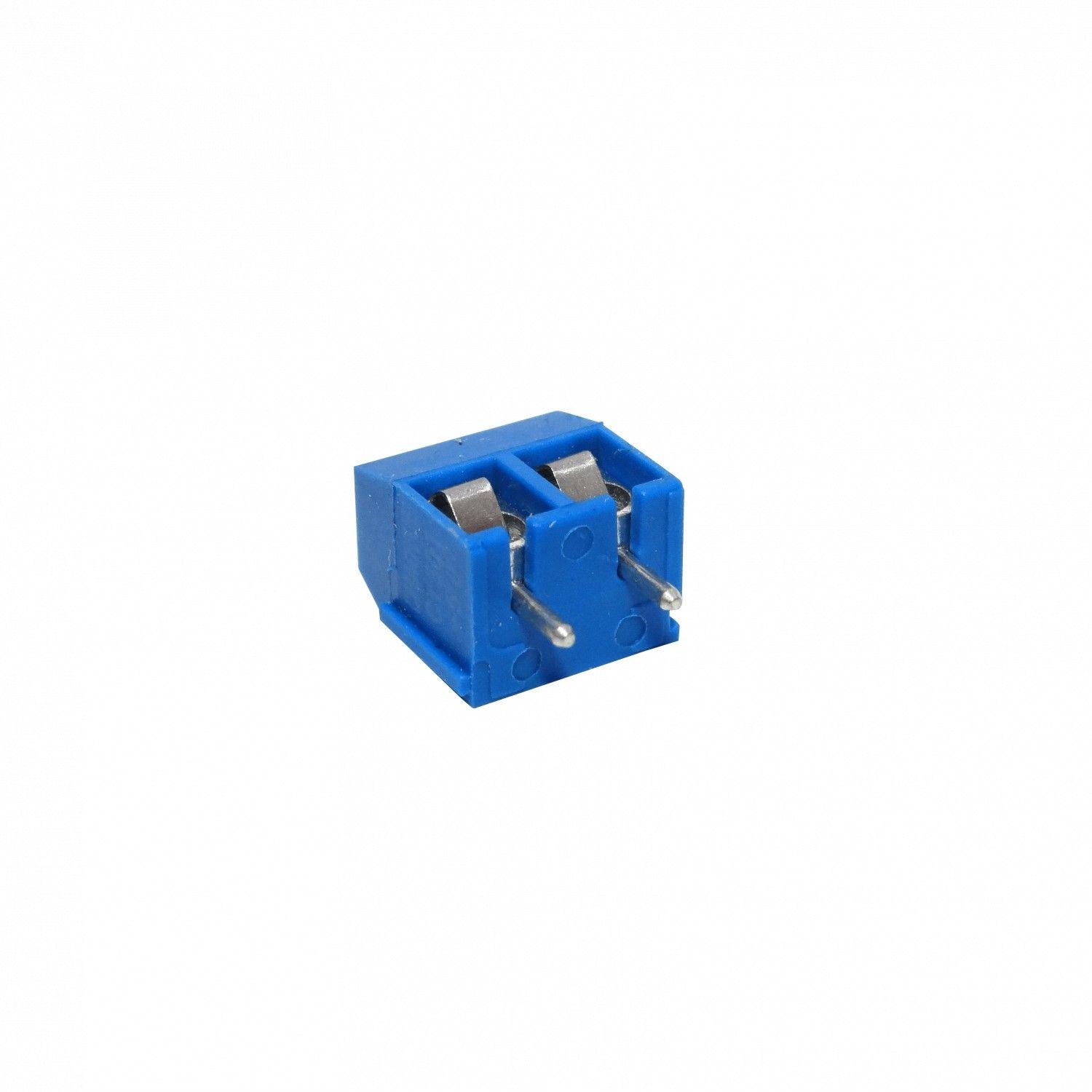 Regleta eléctrica 16 Ampere 2 pin 300 V 16 A tornillo azul-3