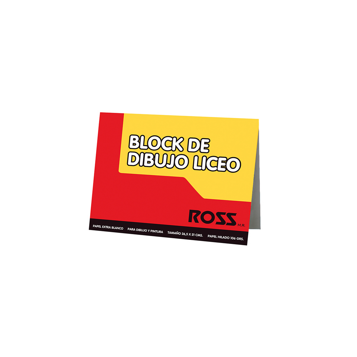 Block de dibujo ISOFIT Ross 10 hojas blancas-1