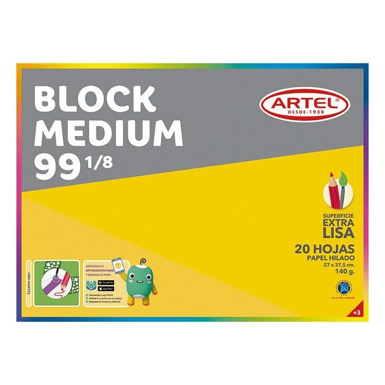 Block de dibujo Artel 99 1/8 Medium 20 hojas-0