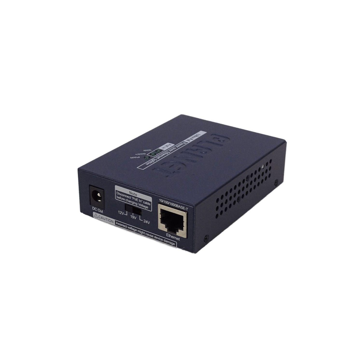 Splitter PoE+ Planet 12V/19V/24VDC 25W 802.3at 1000 Mbps-2