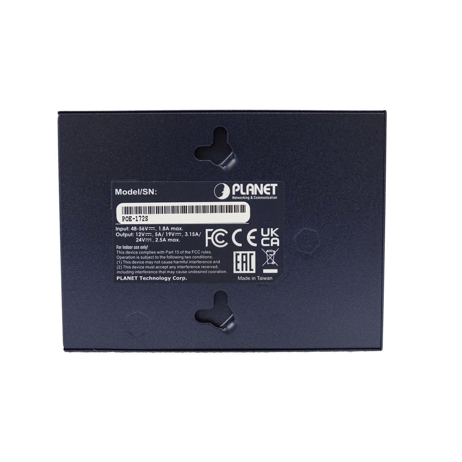 Splitter PoE+ Planet 12V/19V/24VDC 25W 802.3at 1000 Mbps-5