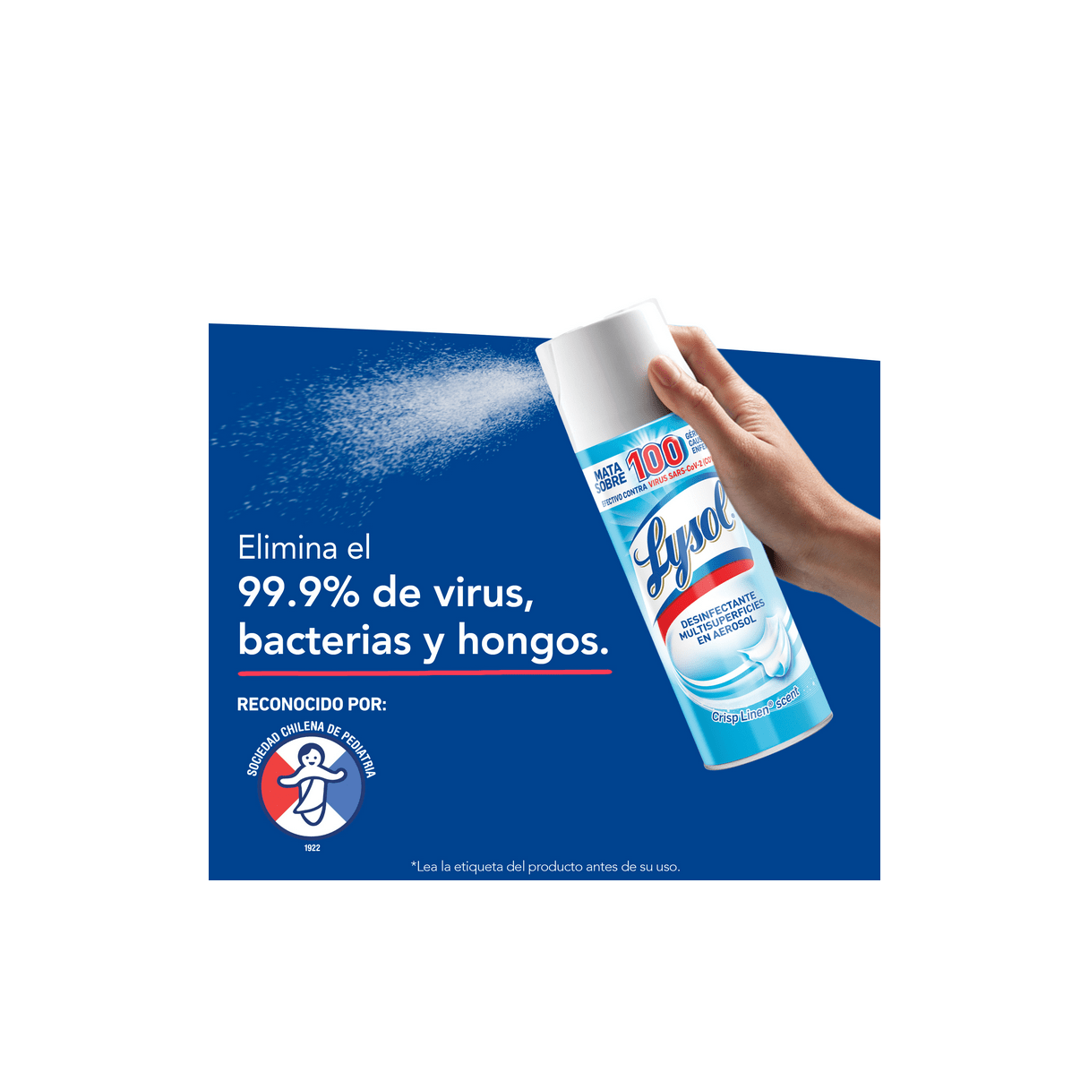 Desinfectante en aerosol Lysol Antibacterial 370 cc-2