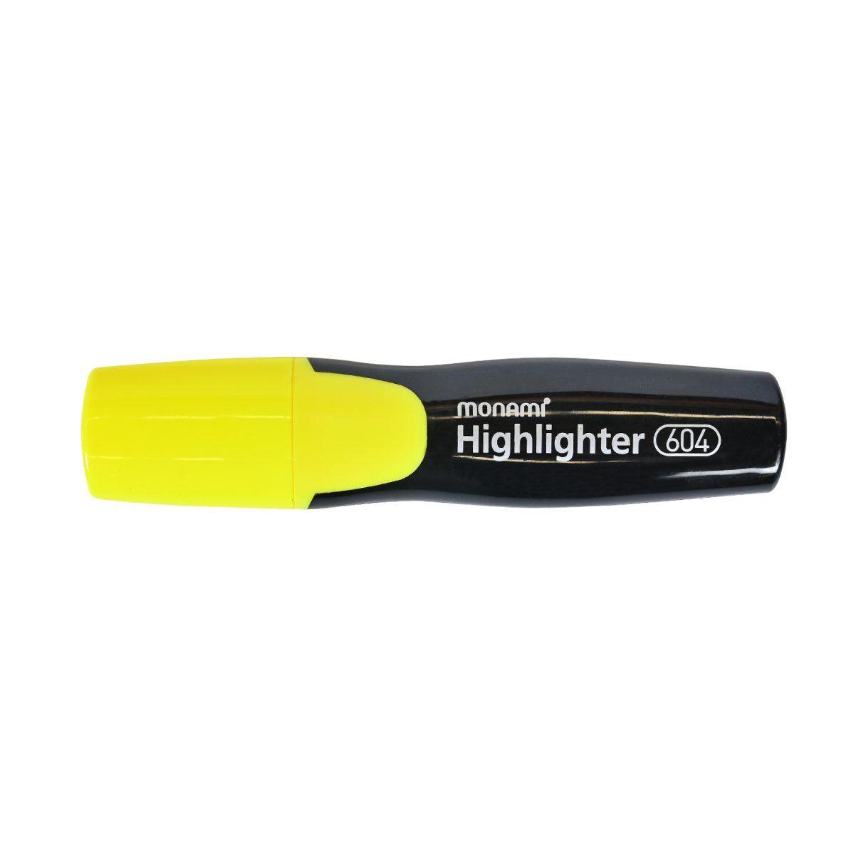 Destacador Monami Jumbo 406 amarillo-1