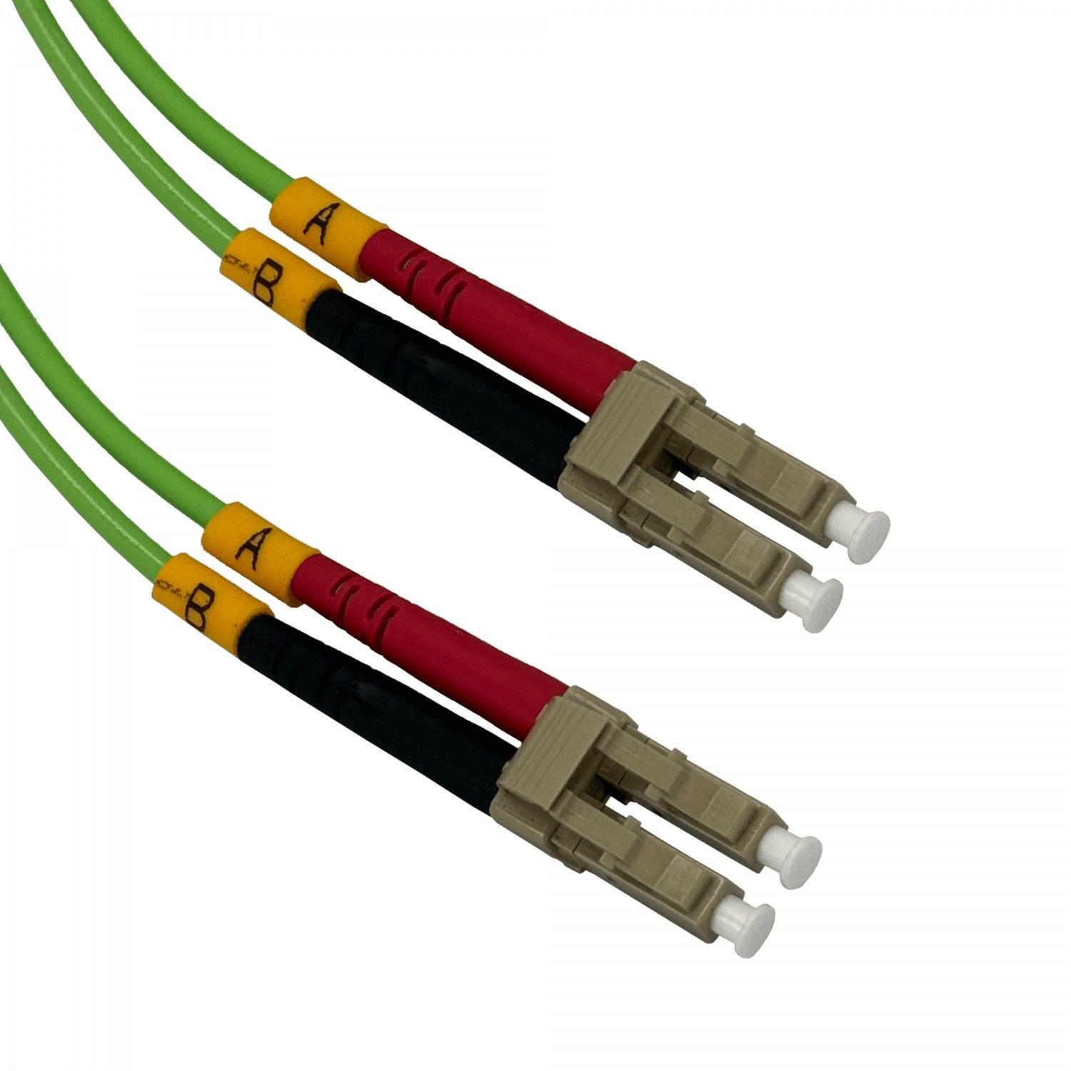Jumper de fibra óptica LC-LC OM5 multimodo 5 m 50/125 um LSZH-1