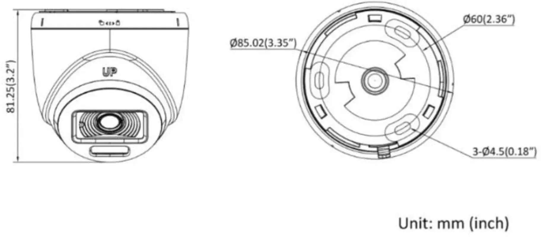 Cámara domo Hikvision 1080p Dual Light ColorVu 2.8 mm con audio-4