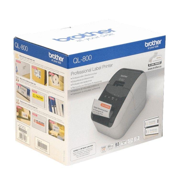 Impresora térmica Brother DK 300 62 mm 300x600 dpi con auto corte-4