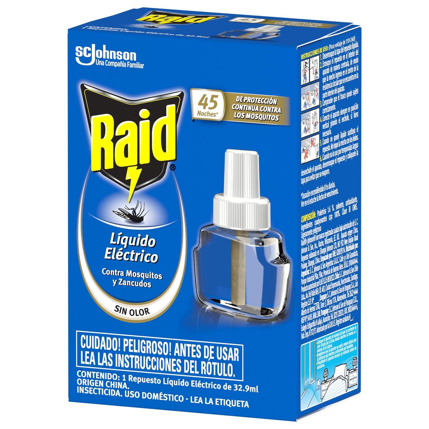 Repuesto insecticida líquido Raid 32,9 ml-0