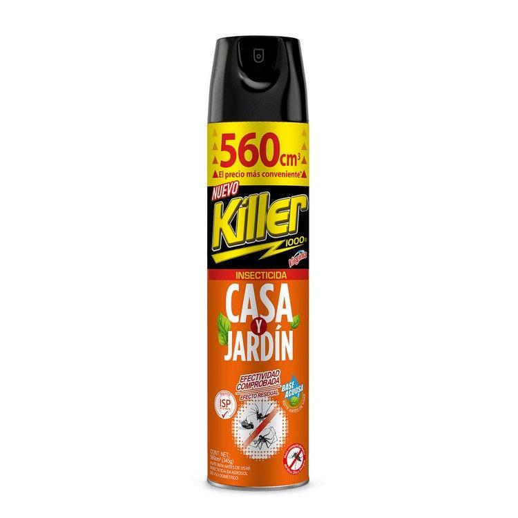 Insecticida Killer aerosol 560 cc mata mosquitos y cucarachas-0