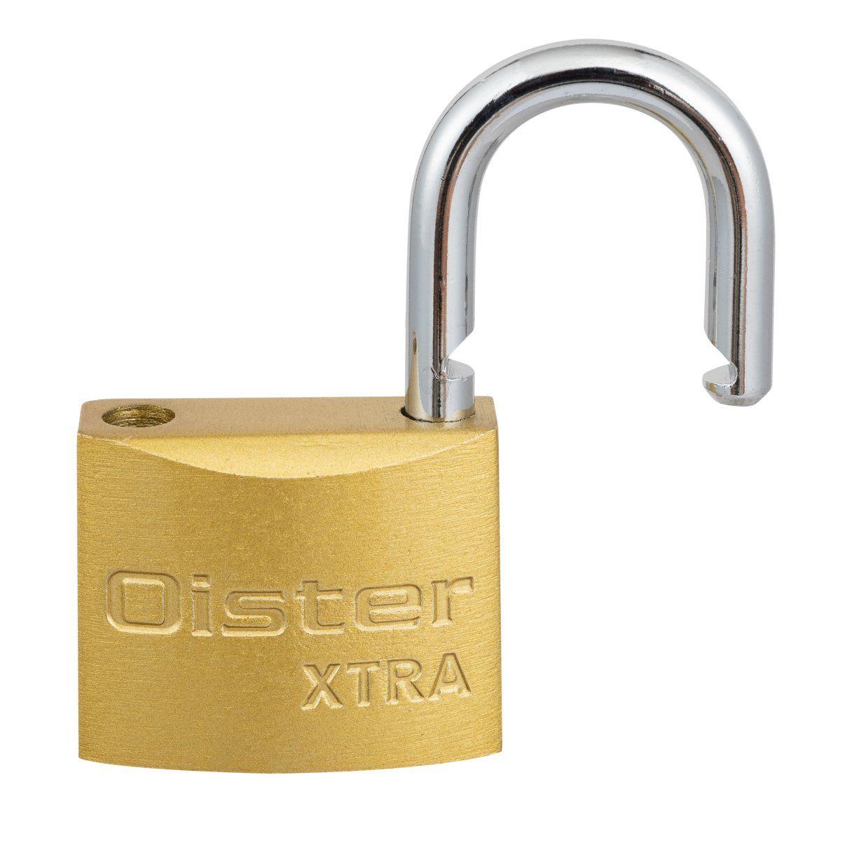 Candado Oister Xtra de fierro 60 mm bronce-1
