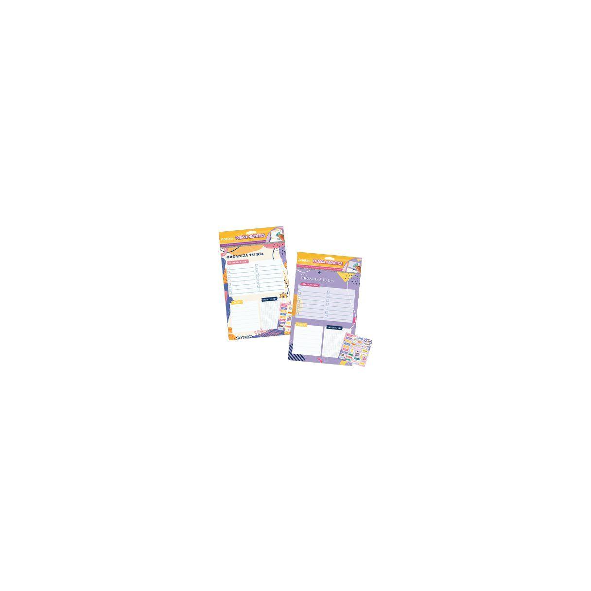 Pizarra magnética Adetec planner juvenil 21x30 cm-1