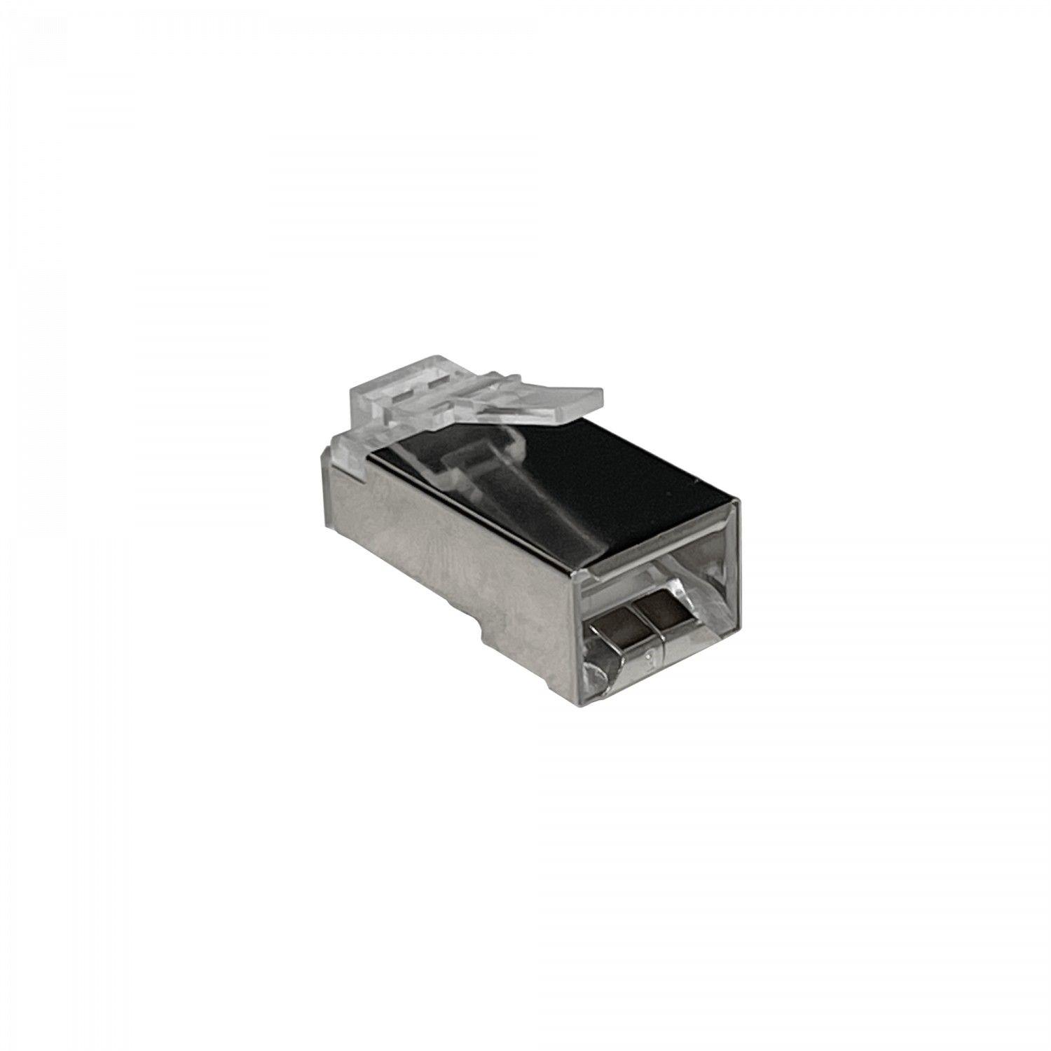 Conector RJ45 metálico Cat6 FTP STP unid 50-3
