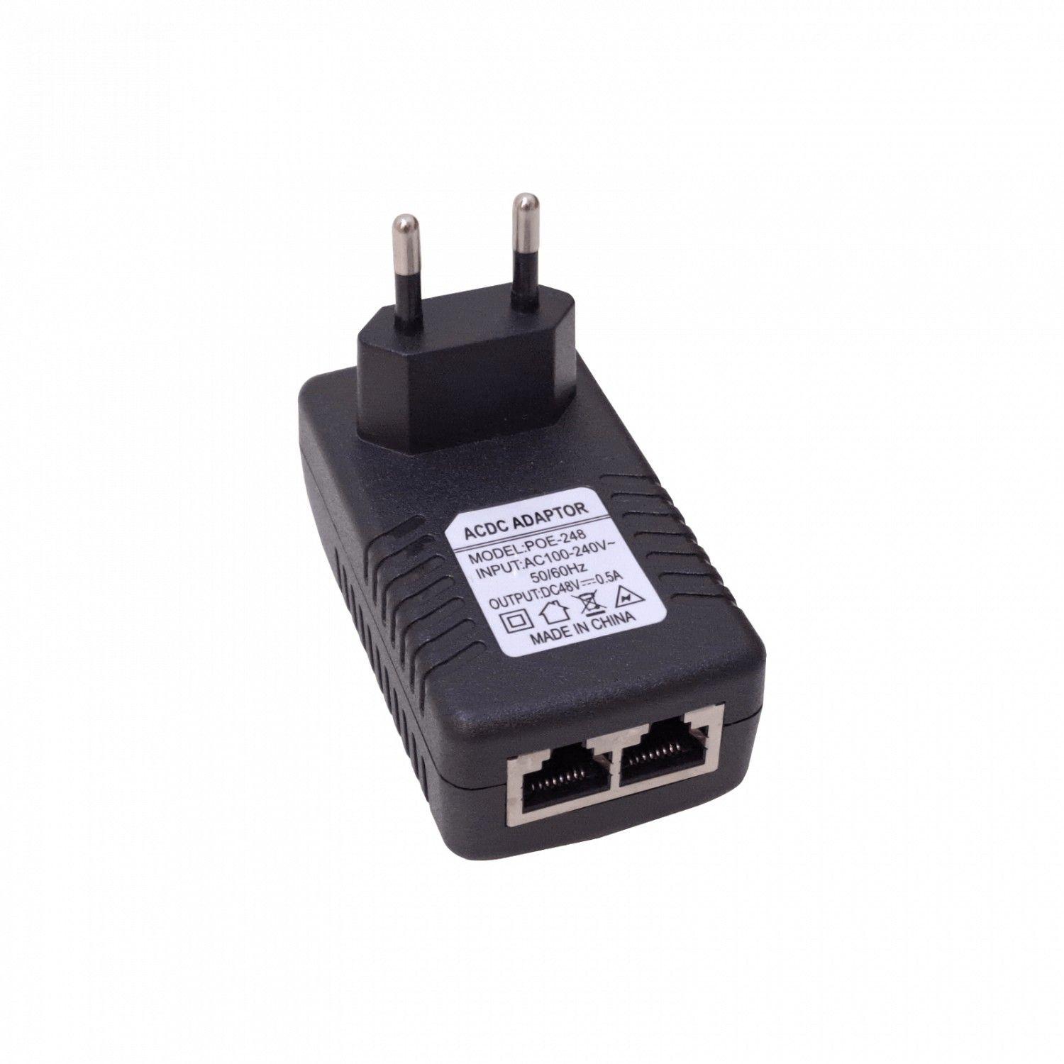 Inyector PoE pasivo 48 V 24 W 0,5 A 100-240 V-2