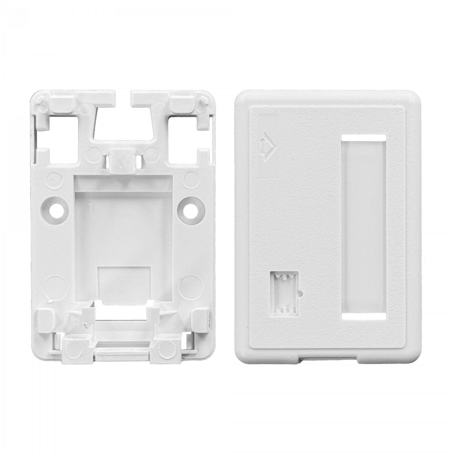 Roseta Furukawa 1-Keystone sobrepuesta 27x45x66 mm blanca-4