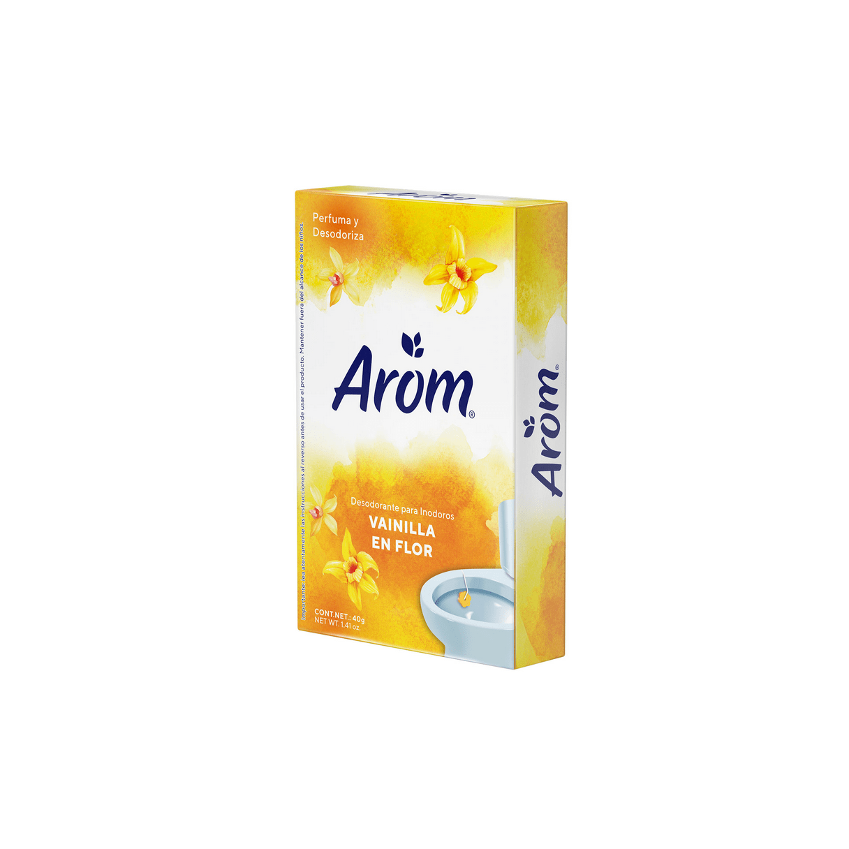 Desodorante para WC Arom Pastilla Vainilla 40 g-1