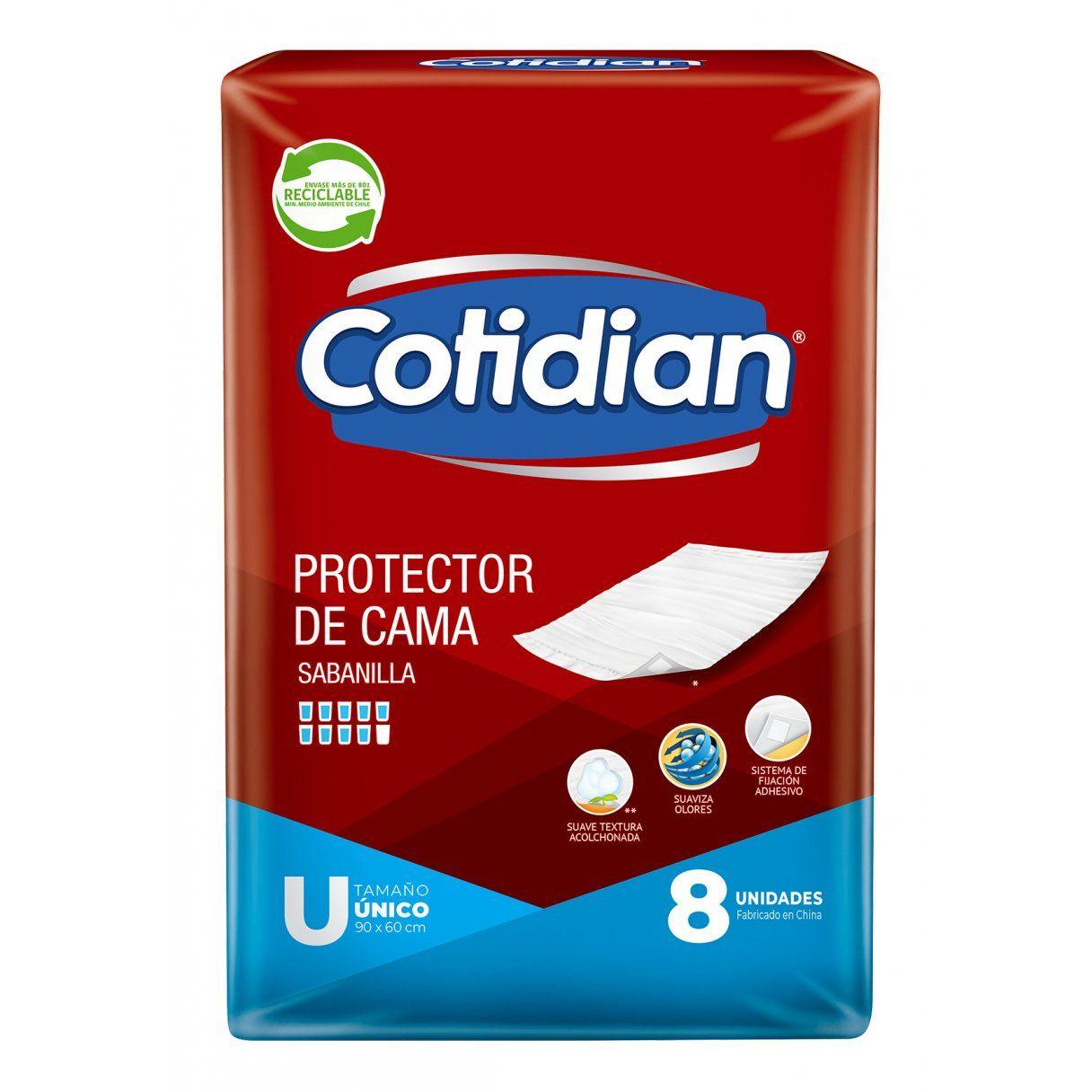 Protector de cama Cotidian 60 x 90 cm 8 unidades-0