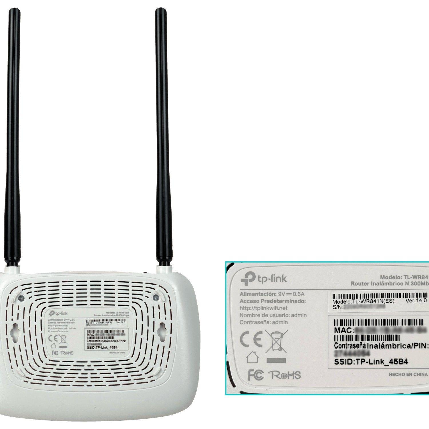 Router TP-Link N300 4 LAN 1 WAN 2,4 GHz 5 dBi fijas-3