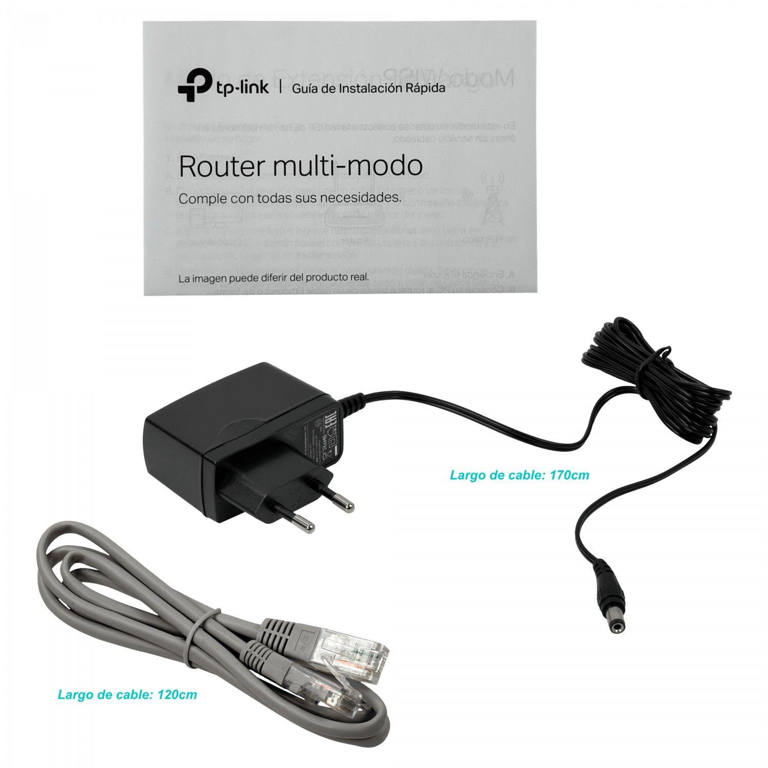 Router TP-Link N300 4 LAN 1 WAN 2,4 GHz 5 dBi fijas-5