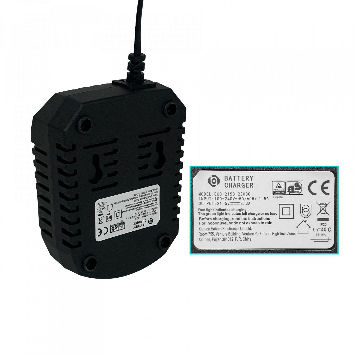 Cargador de batería RUI inteligente 21,5 V 2,3 A IP20 145 cm-4