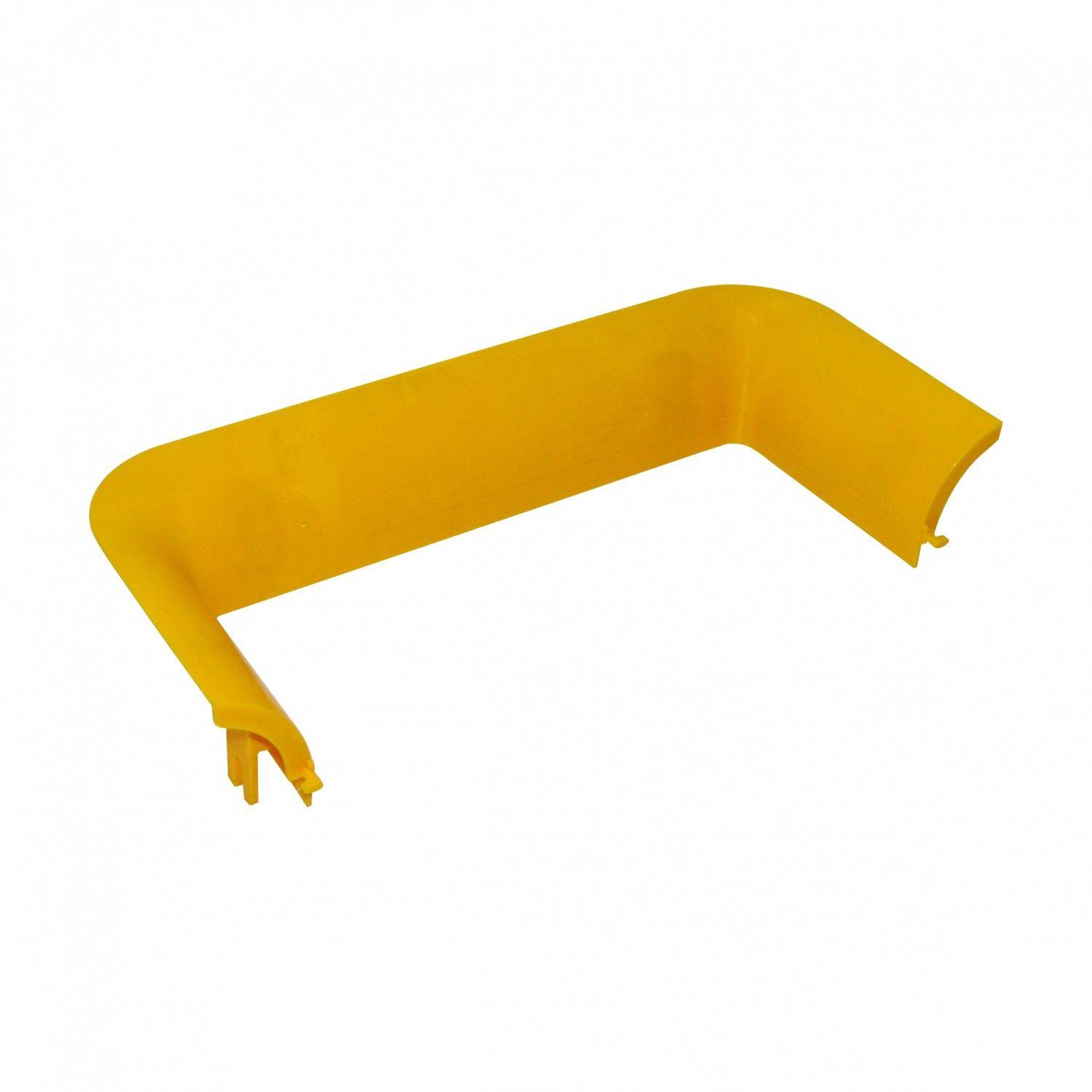 Canaleta eléctrica 240x100 mm macho/hembra PC+ABS LSZH amarilla-1