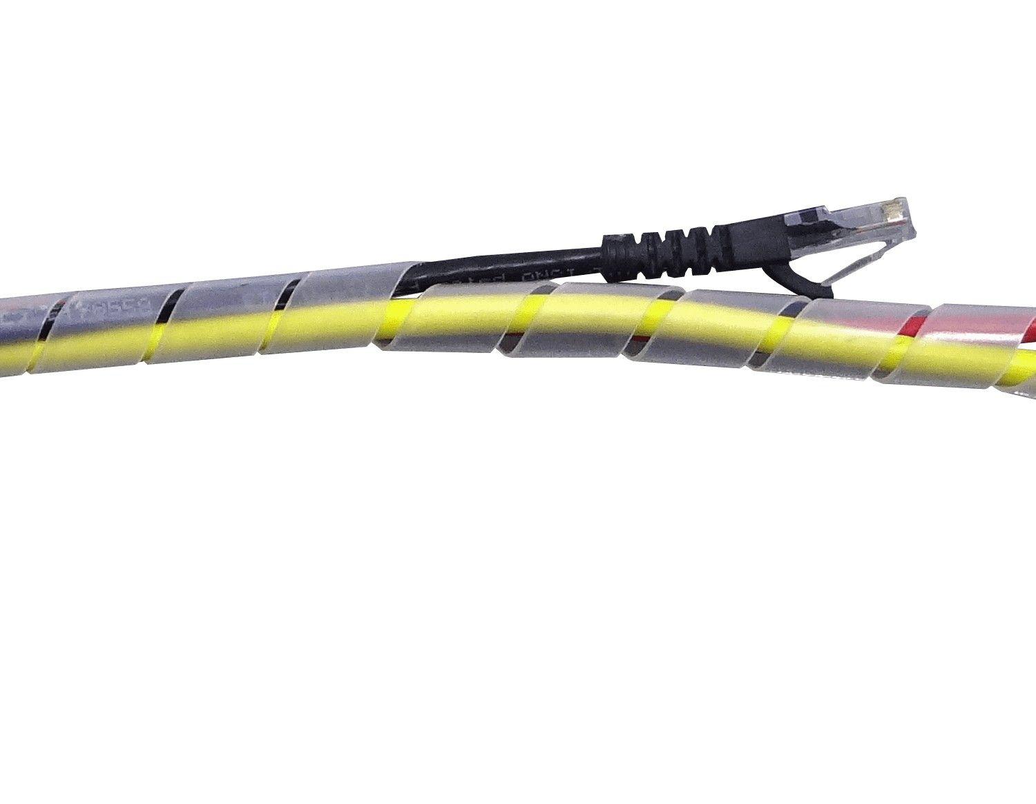 Espiral atrapa cable PE 12-19 m 12/15 0,85 mm traslúcido-5