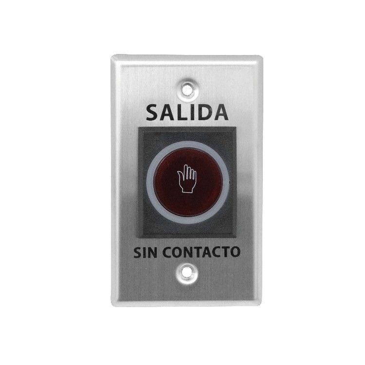 Pulsador ZK No-Touch 10 cm placa metálica IP65-0