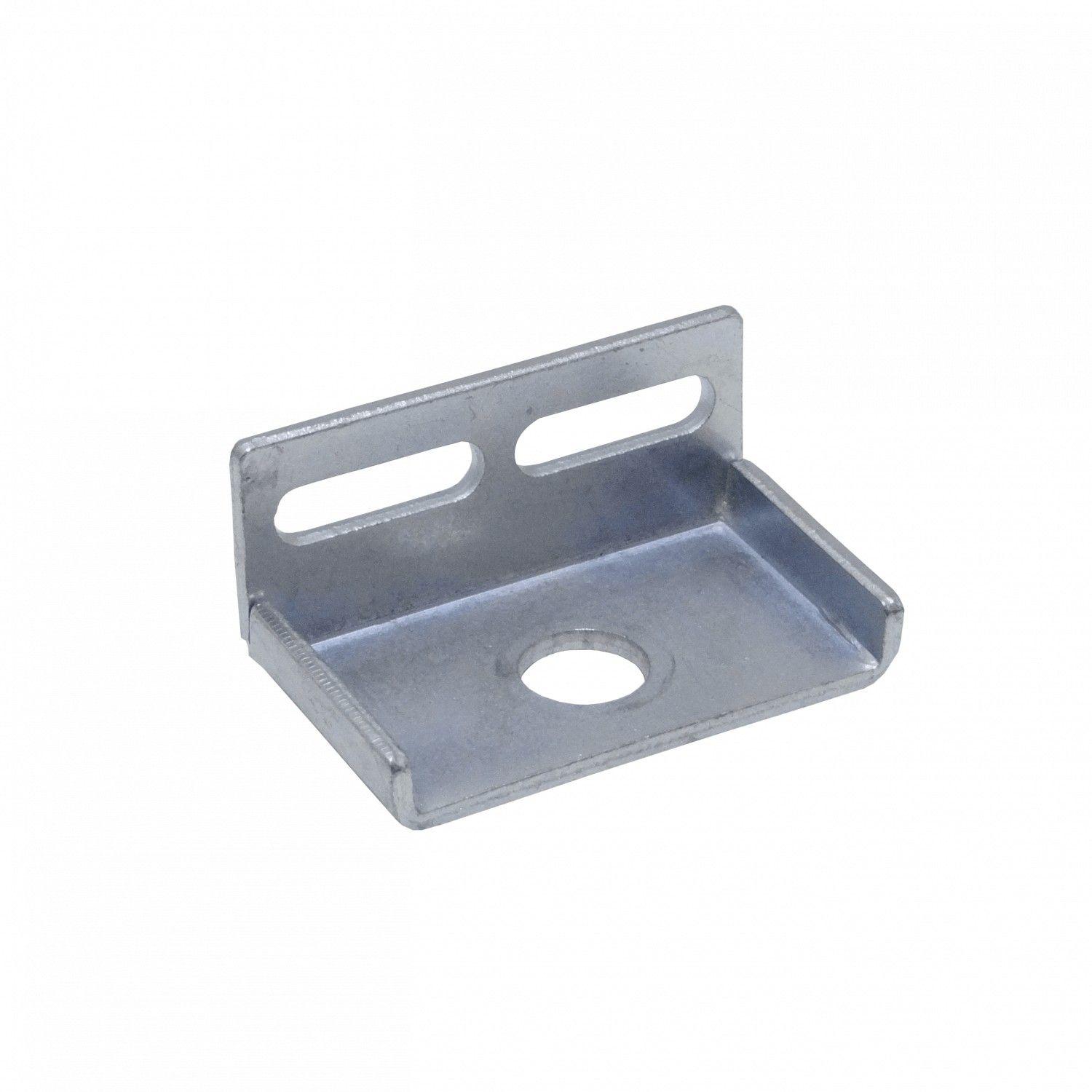 Pieza metálica para colgante M16 M8 espesor 3 mm 75x44x35 mm-0