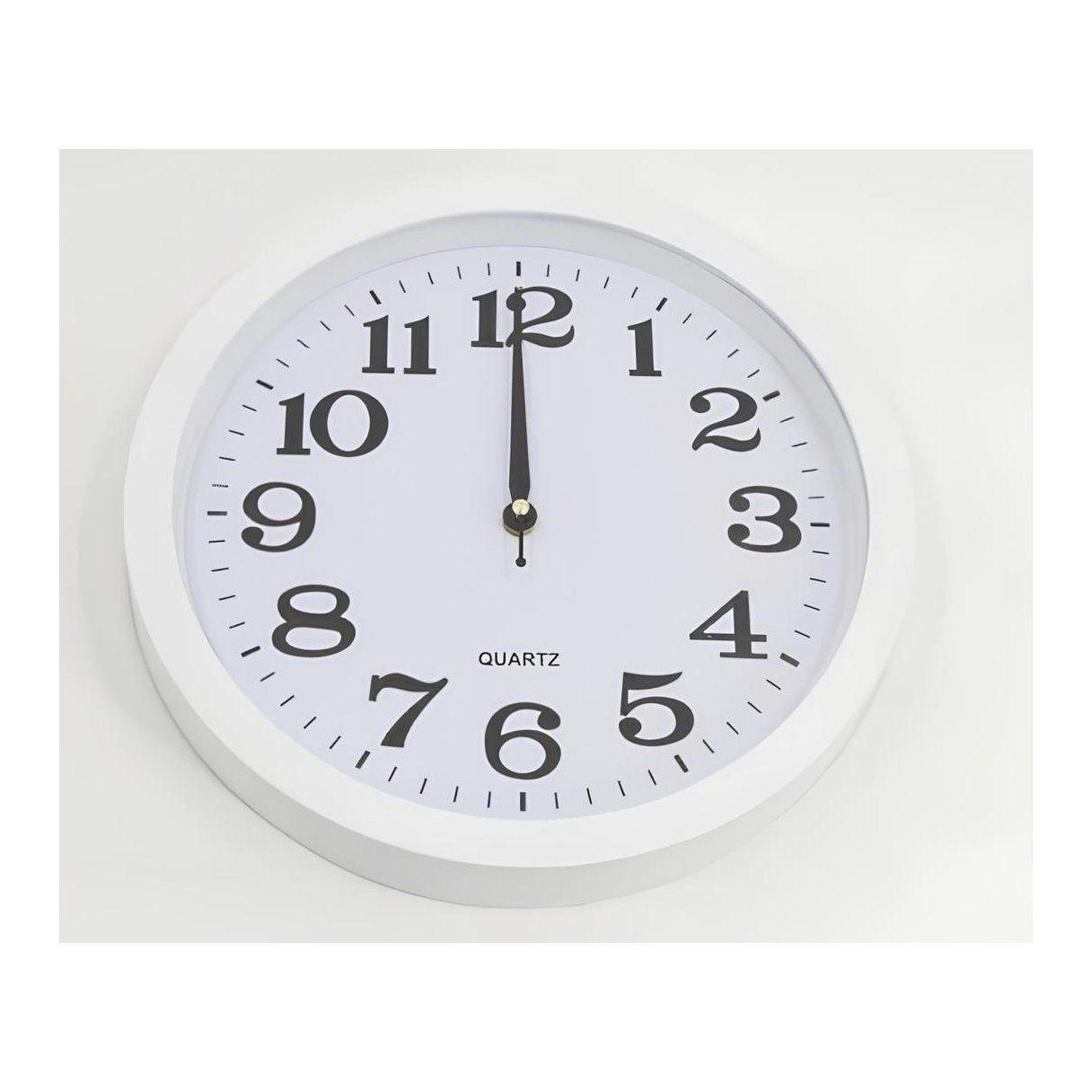 Reloj mural Secowash 32 cm blanco-1