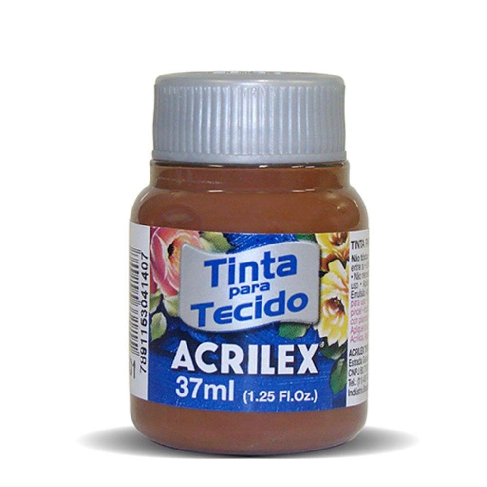 Pintura acrílica Acrilex 37 ml color café resistente a lavados-0