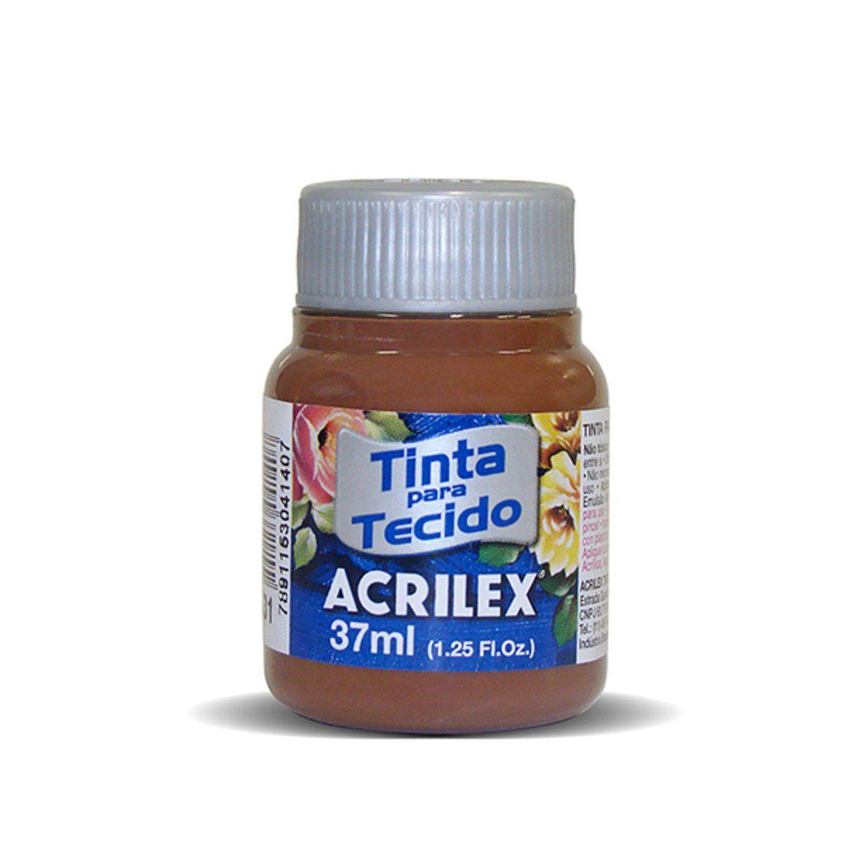 Pintura acrílica Acrilex 37 ml color café resistente a lavados-1