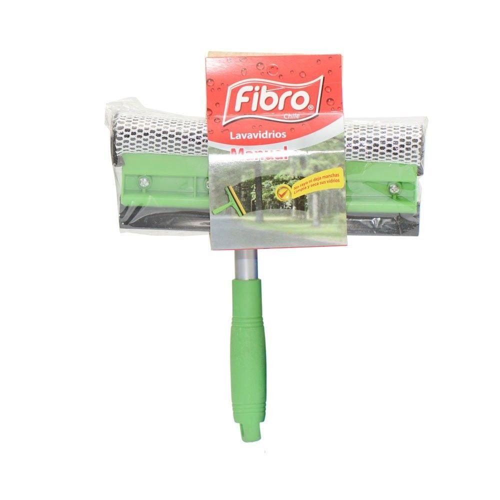 Plumilla lava vidrio Fibro manual 20x20 cm-0