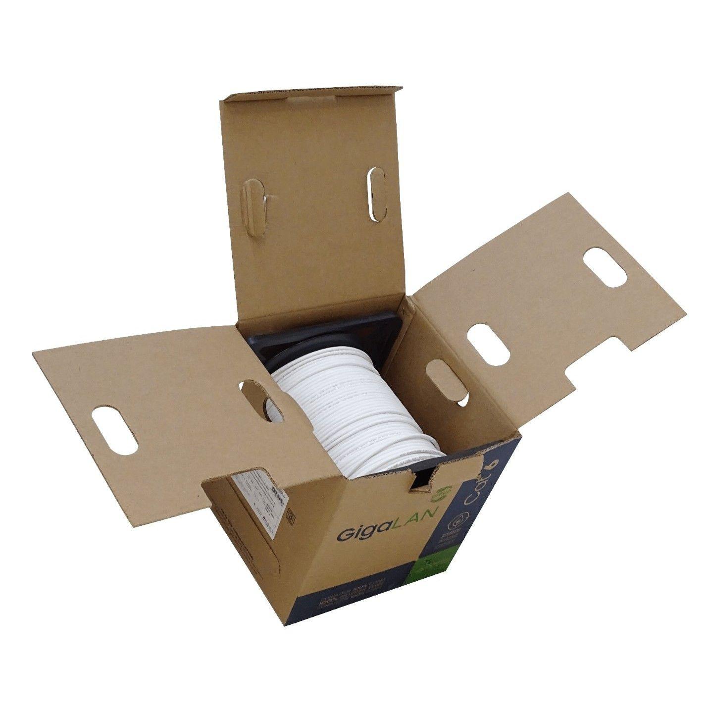 Cable UTP Furukawa CAT6 305 m LSZH unifilar blanco-3