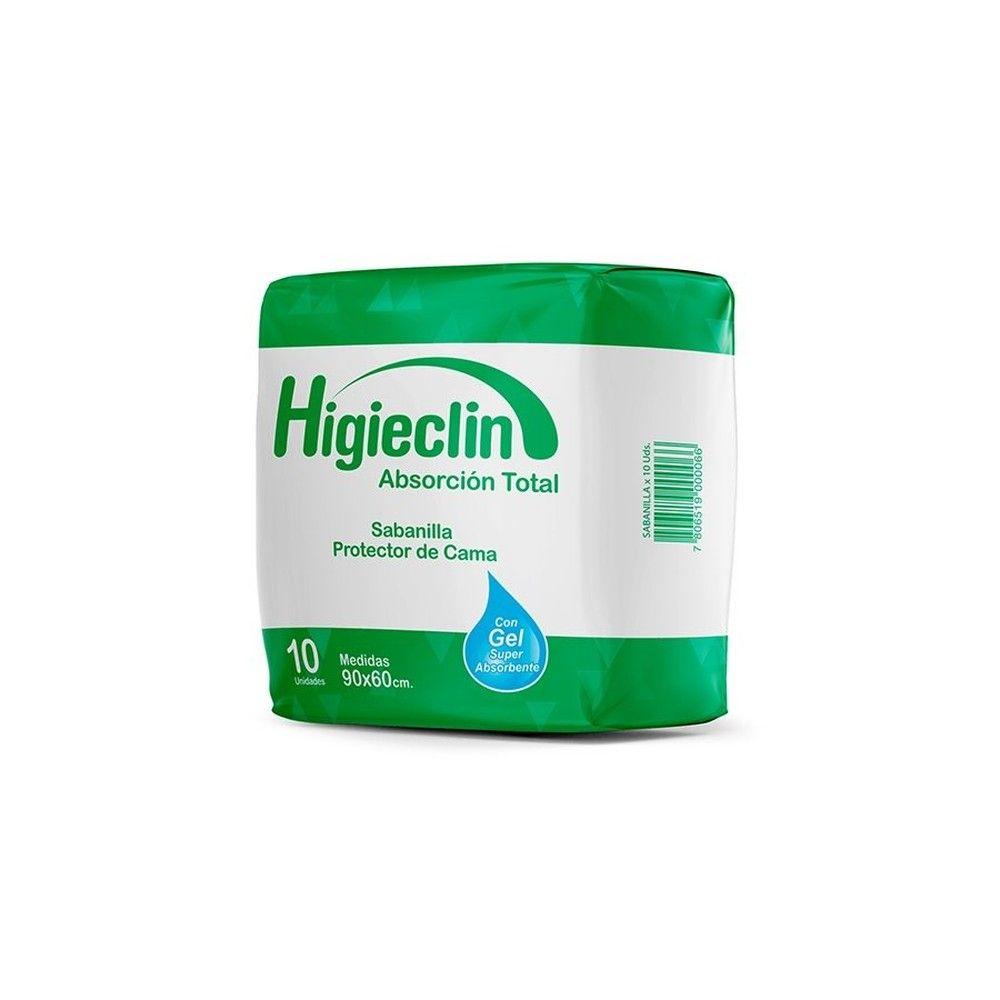 Sabanilla desechable Higieclin con gel 10 unidades-0