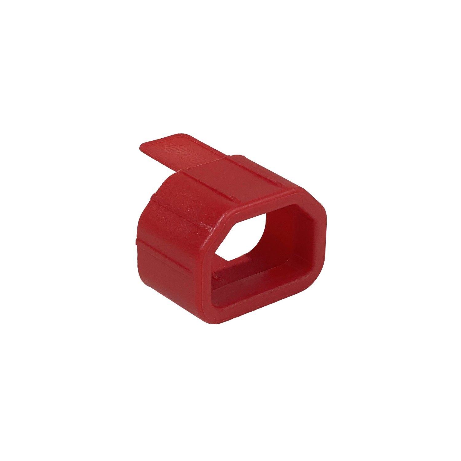 Seguro Tripplite para conector C13 Plug-Lock rojo-0