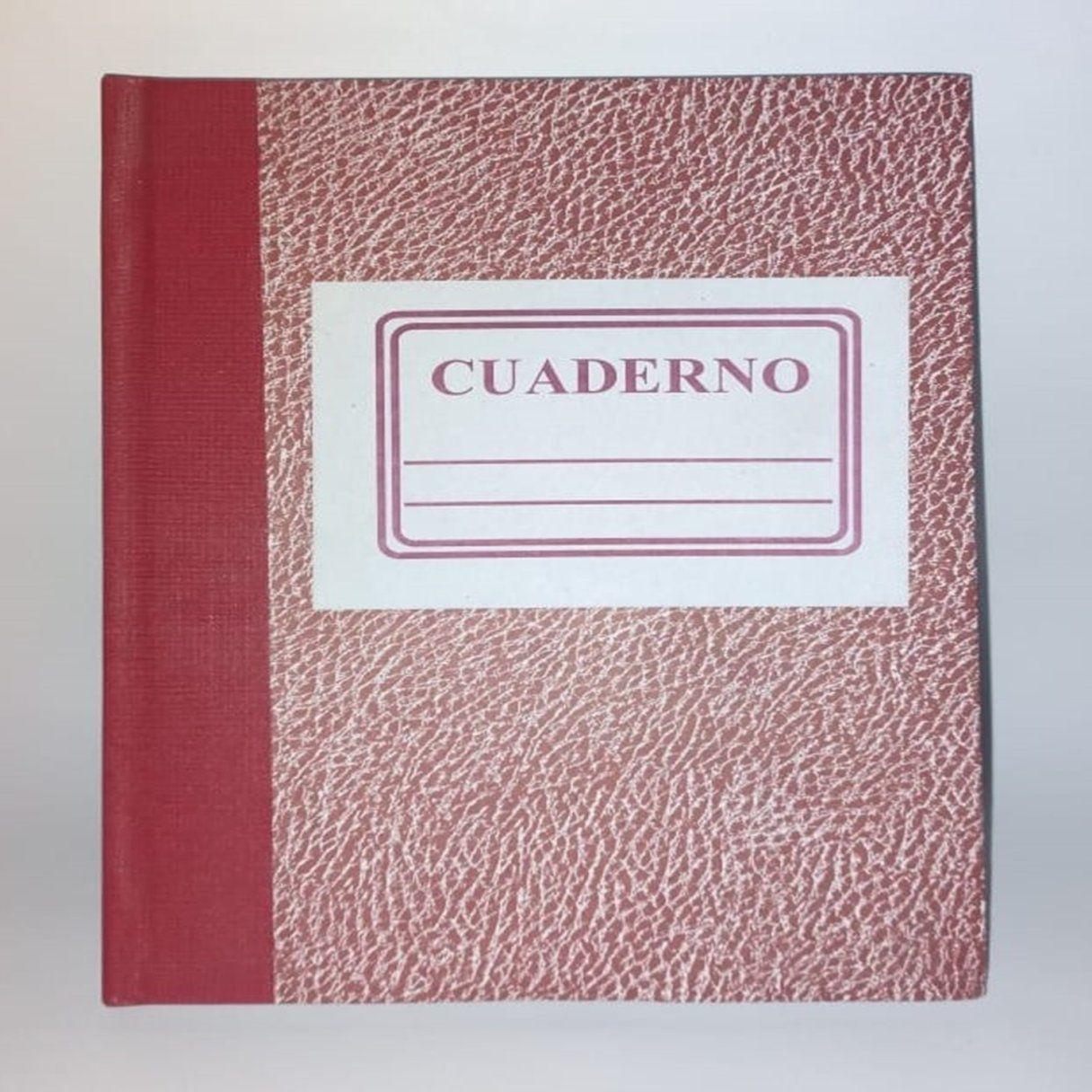 Cuaderno empastado foliado liso 100 hojas-0