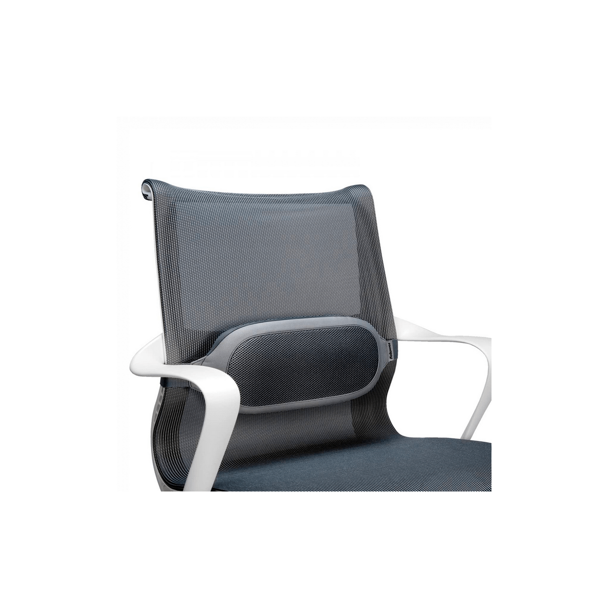 Cojín lumbar Fellowes Ispire con correa ajustable gris-2