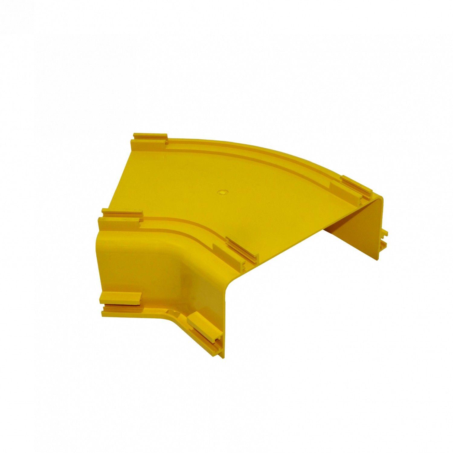 Ángulo 45º plano 240x100 mm PC+ABS LSZH macho amarillo-5