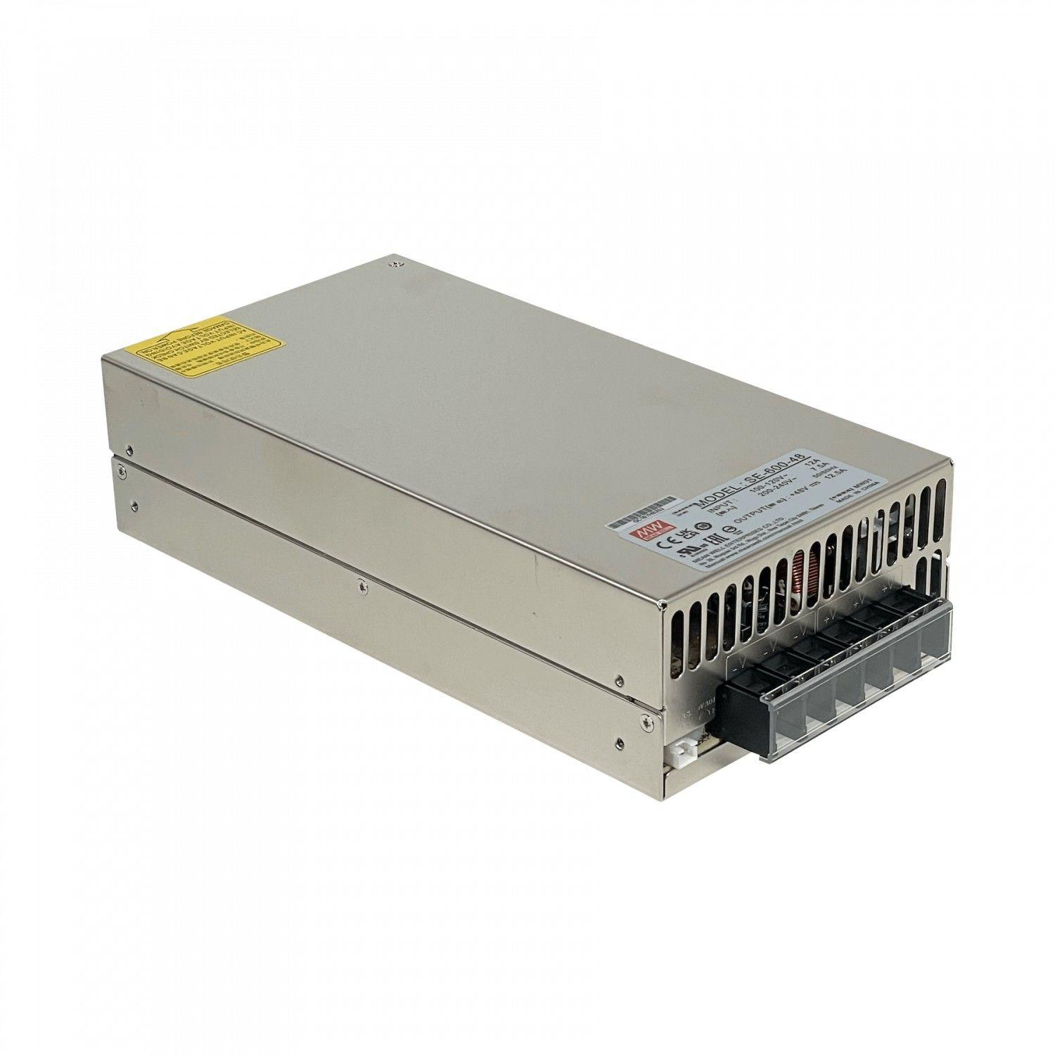 Fuente de poder Meanwell 600 W 48 V 12,5 A interior ajustable 43-56 V-0
