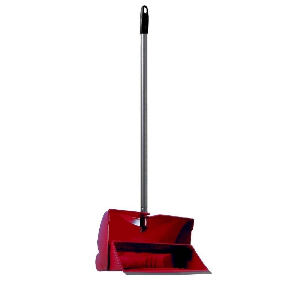 Pala de aseo Virutex Pro vaivén con cierre automático rojo-0