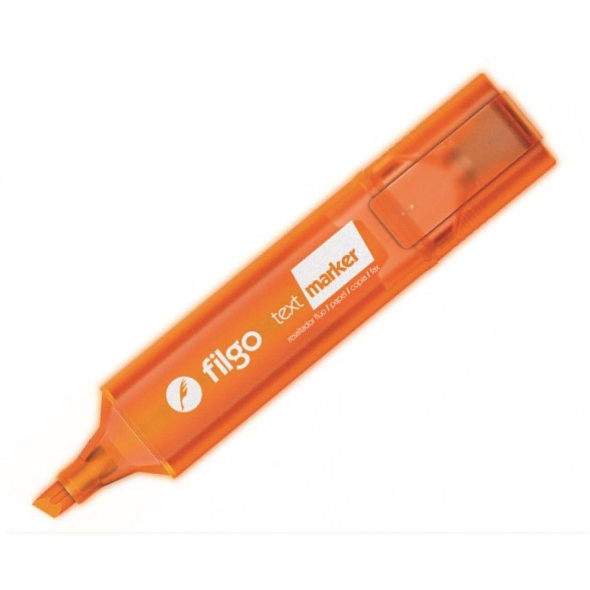 Destacador Filgo Text Marker punta biselada naranja-1
