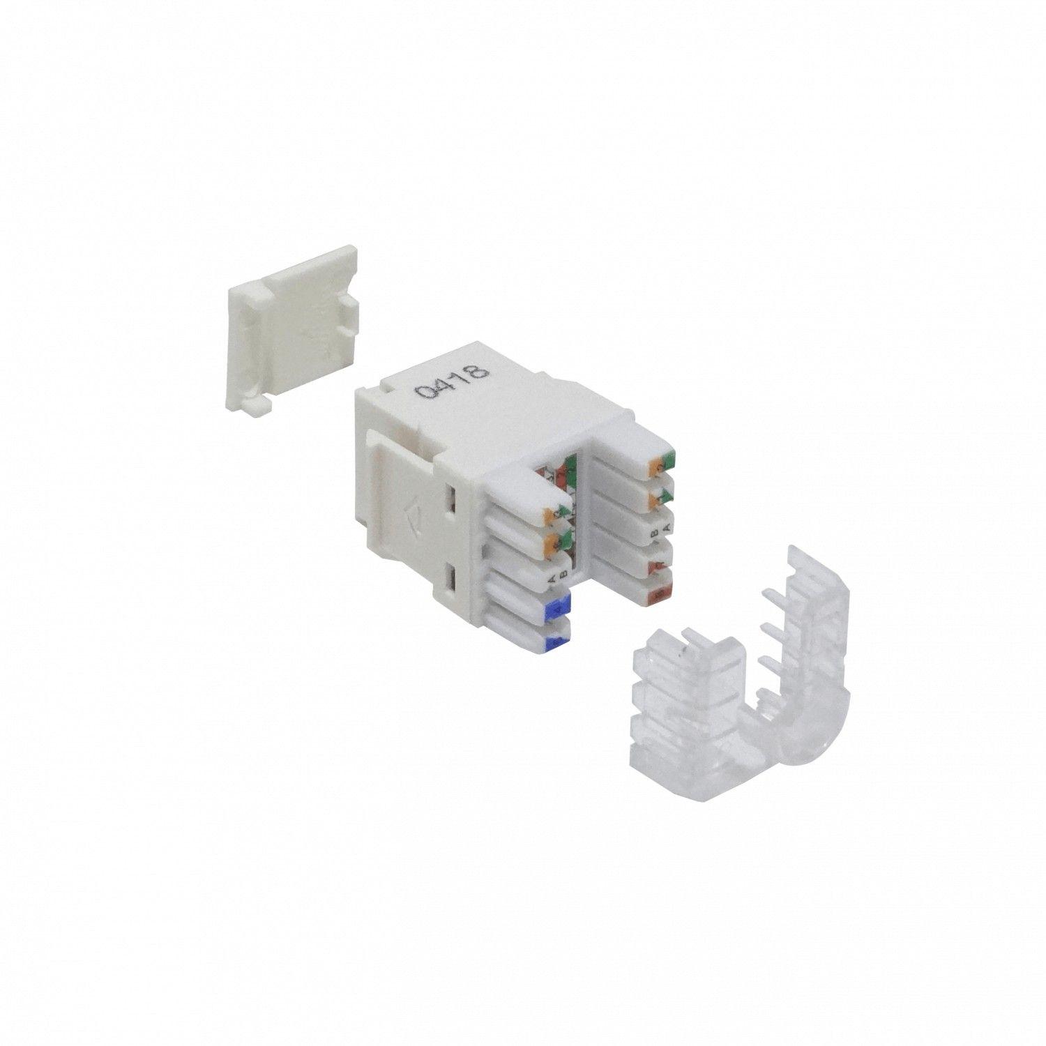Conector hembra Furukawa Cat5e UTP Keystone RJ45 blanco-1