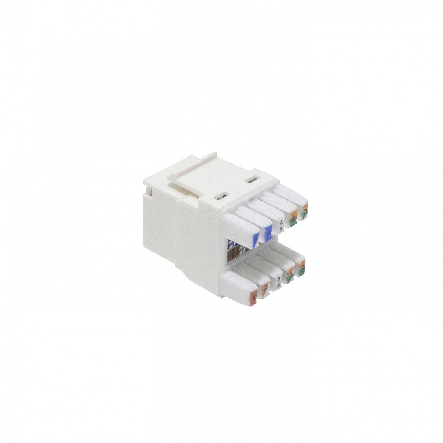 Conector hembra Furukawa Cat5e UTP Keystone RJ45 blanco-5