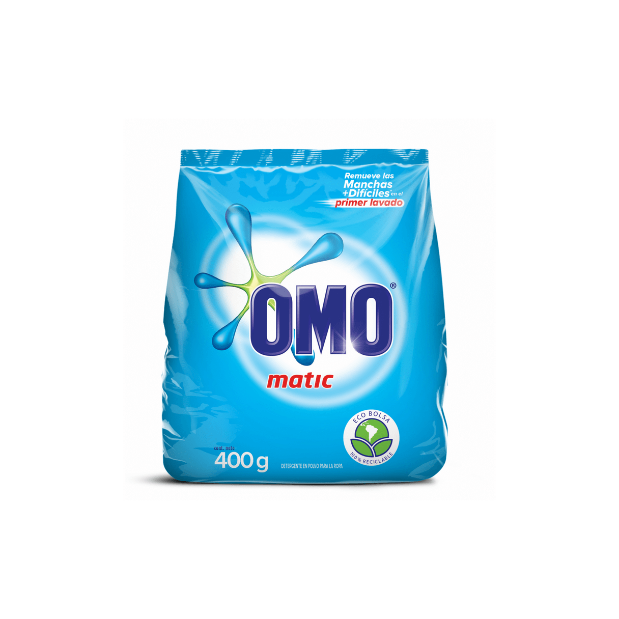 Detergente en polvo Omo Matic Multiacción 400 g-1