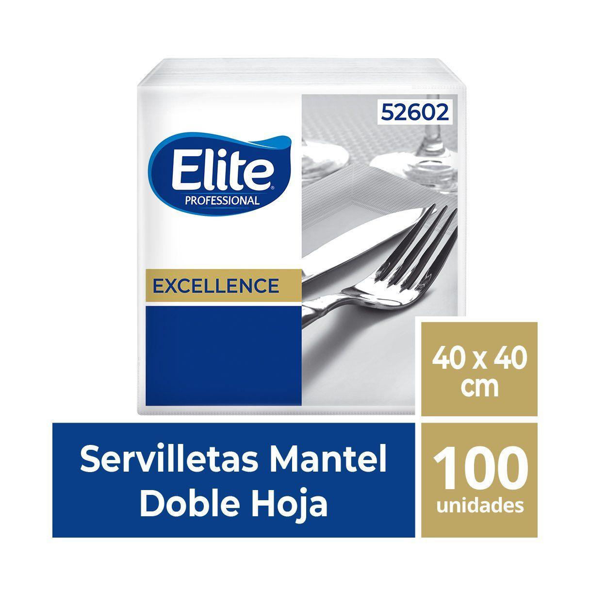 Servilleta de mantel Elite Excellence doble hoja 40x40 cm 100 unidades-1