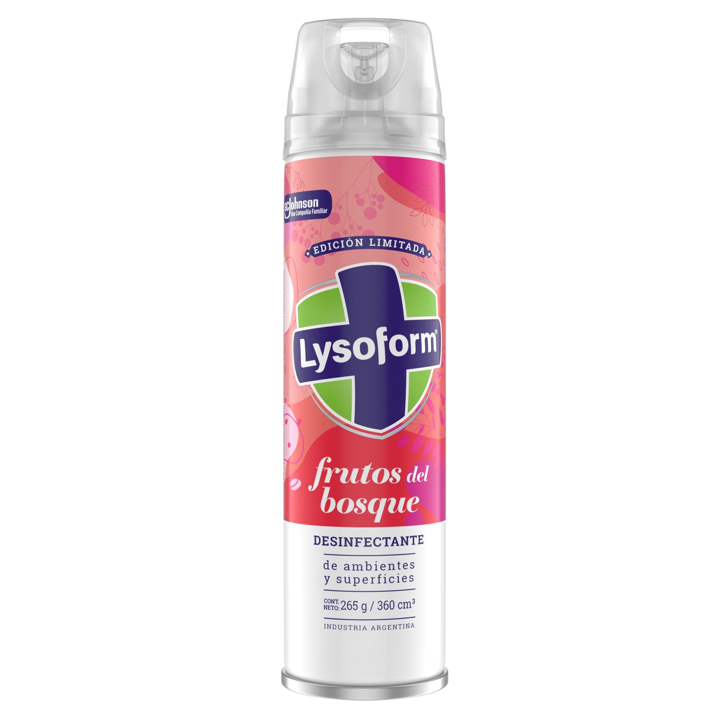 Desinfectante en aerosol Lysoform Frutos del Bosque 265 g-0