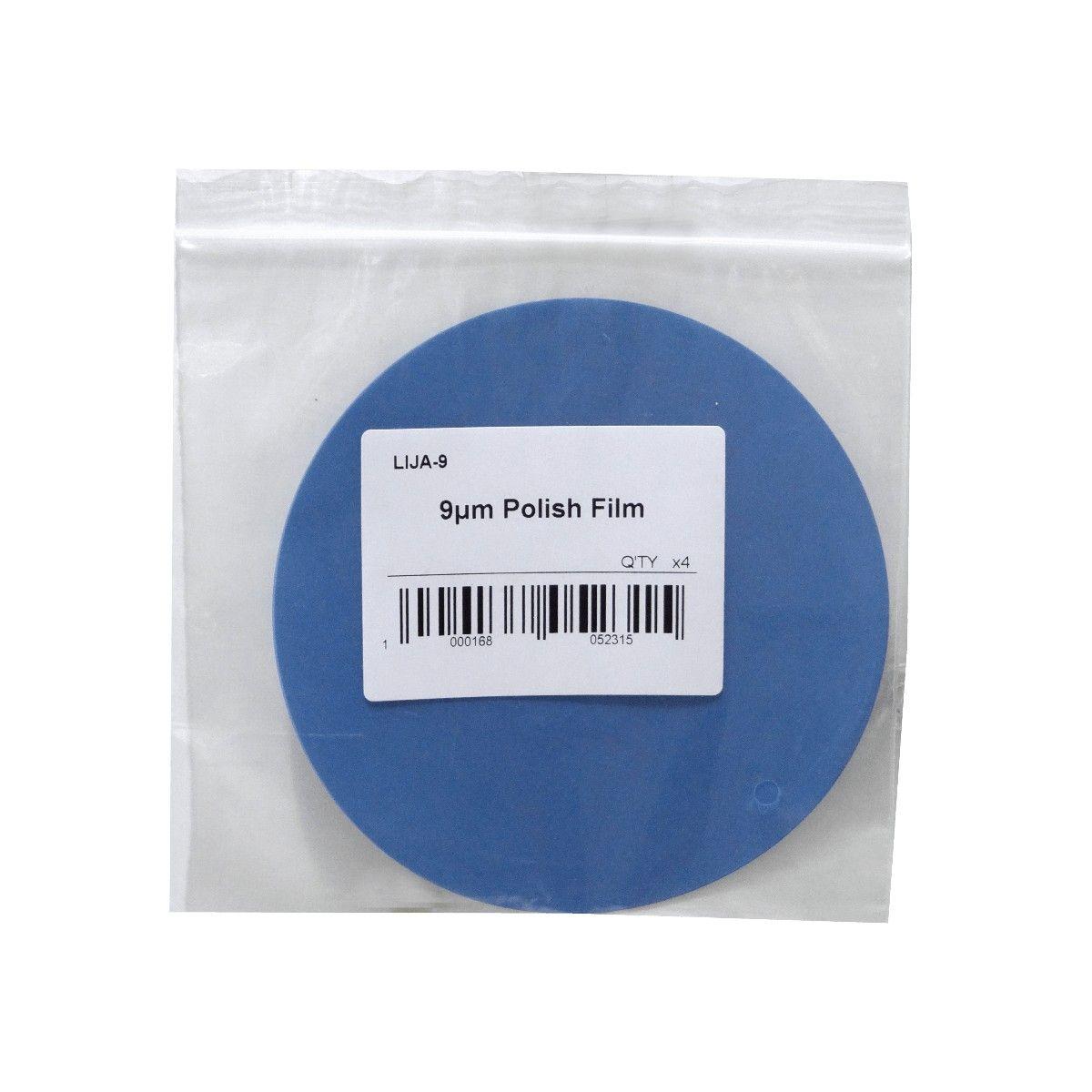 Lija para fibra óptica 9 micras 4 unidades diámetro 127 mm-3