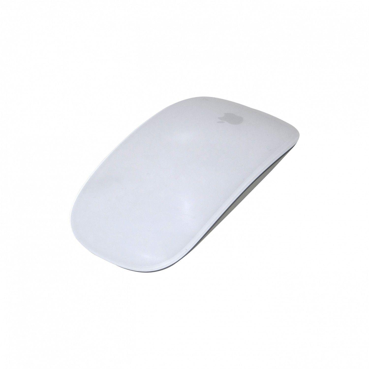 Mouse Apple Bluetooth inalámbrico con batería de litio blanco-1