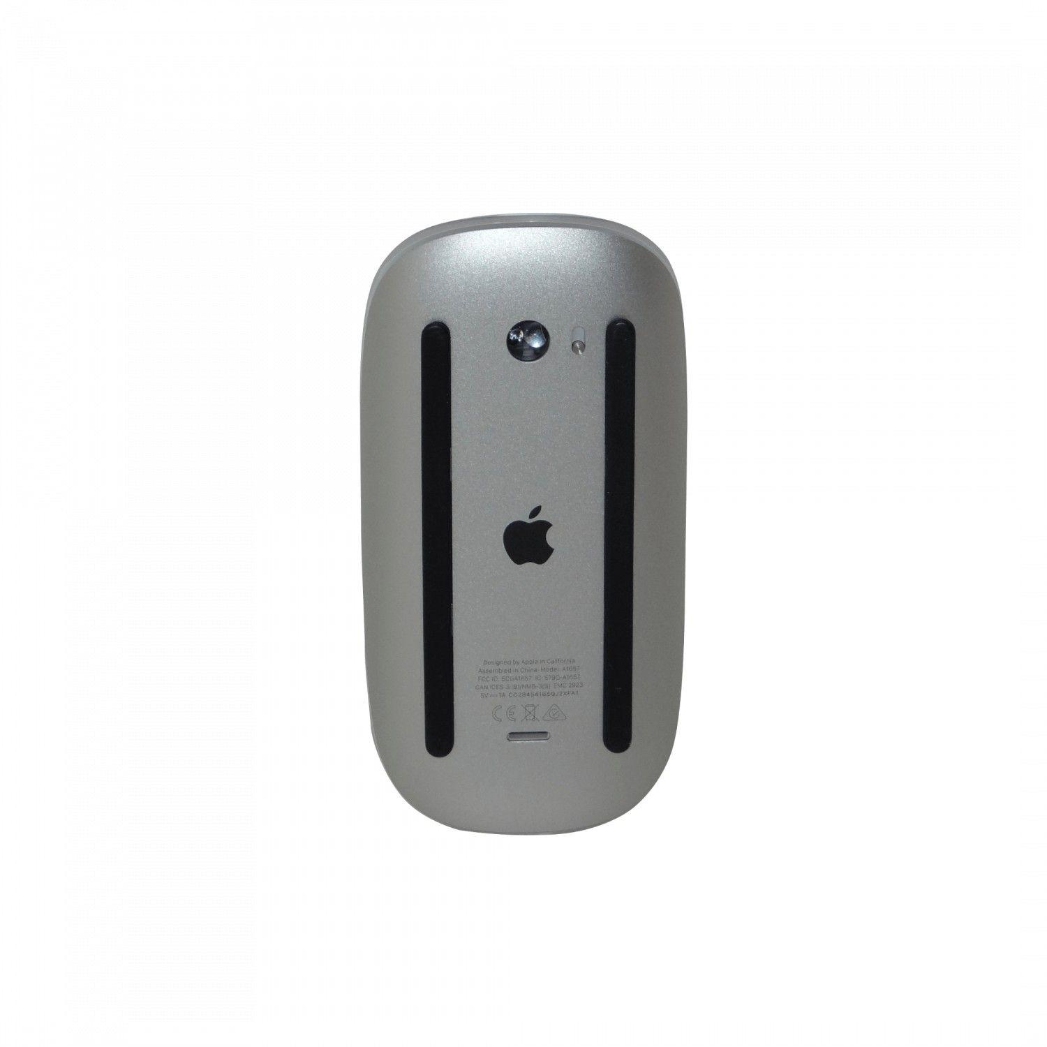 Mouse Apple Bluetooth inalámbrico con batería de litio blanco-2