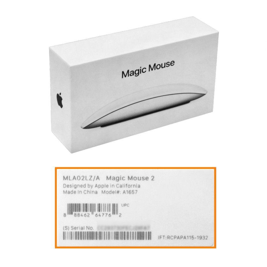 Mouse Apple Bluetooth inalámbrico con batería de litio blanco-4